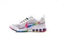 nike shox reax 8 boys off white running blanc arc en ciel